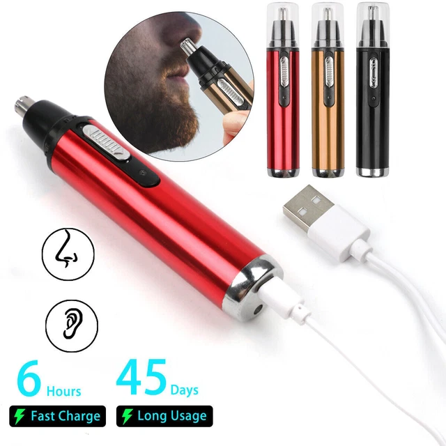Nose Hair Trimmer Nasal Ear Set Electric Clipper Personal Hair Care Men Women UK