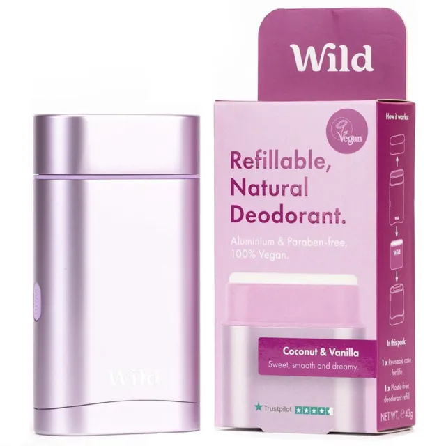 WILD Coconut Dreams Deodorant Starter Pack