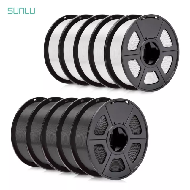 SUNLU PLA PLA+ PETG SILK ABS Filament 10KG/22.0LBS 3D-Drucker Verbrauchsmaterial