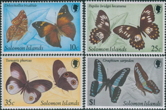 Solomon Islands 1982 SG456-459 Butterflies set MNH