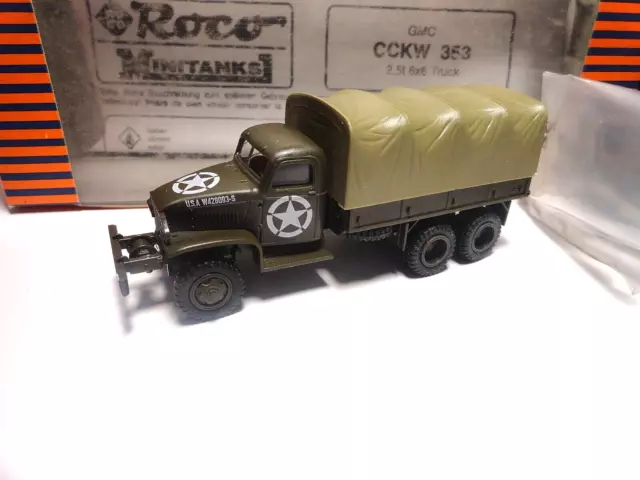 Roco Minitanks 646 Orange Box CCKW 353 2.5 ton truck finished LIMA35 1/87 Roco Minitanks 646 Orange Box CCKW 353 2.5 ton truck finished LIMA35 1/87