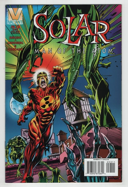 Solar Man Of Atom  #53  (Valiant 1991)   Vf-Nm