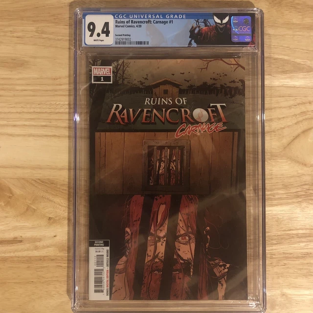 Ruins of Ravencroft Carnage CGC 9.4 2nd Print - 1st Appearance Cortland Kasady