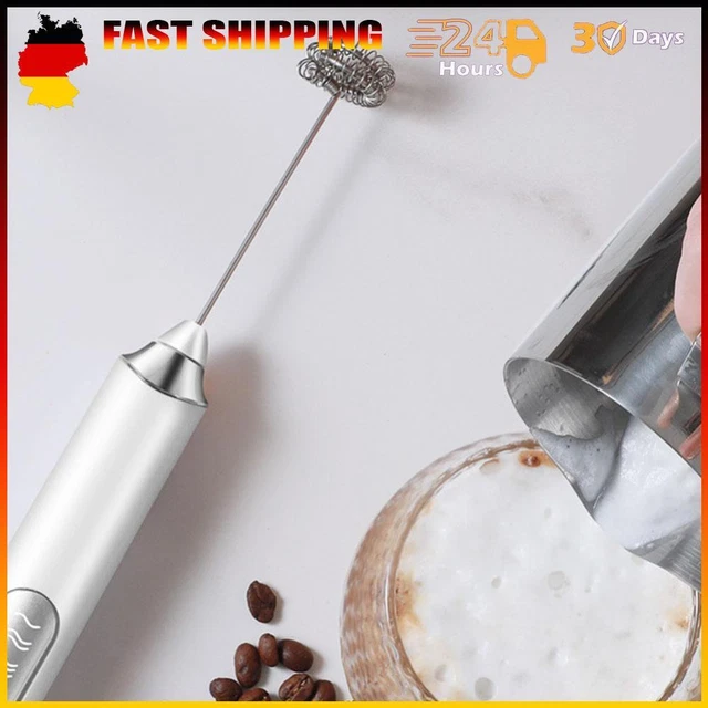 Luqeeg USB Handmixer - Kabelloser Milchschäumer & Eierschläger
