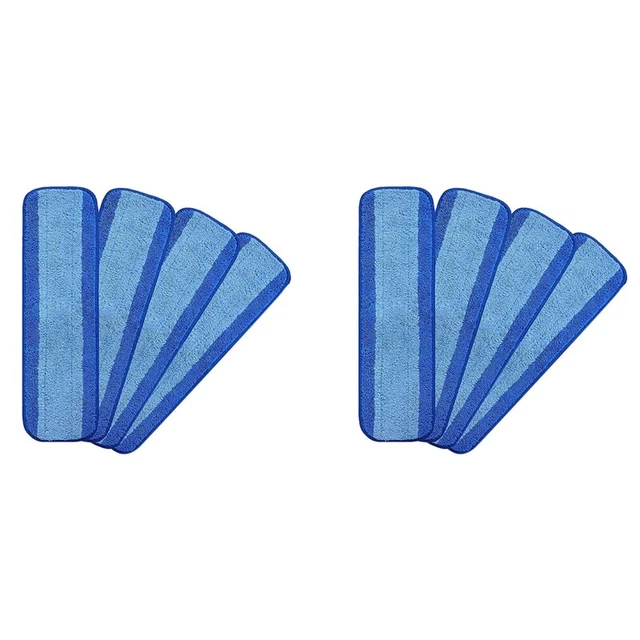 8 pezzi pad pulizia microfibra, compatibile per Mopp, Swifter ReverweC8X2
