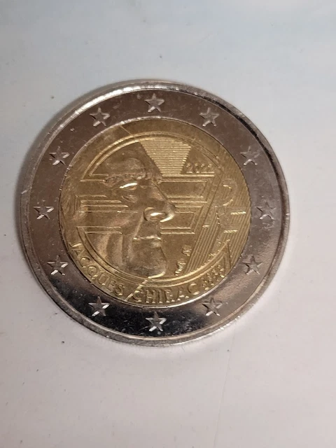 piece de 2 euros jacques chirac 2022 prix