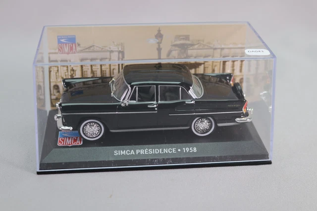 DA043 Altaya voiture 1/43 Simca présidence 1958 noir Belles années Simca 2