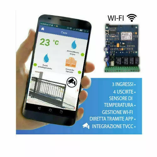 Modulo Scheda Centrale Wifi Wi-Fi Per Comando Condizionatore Climatizzatore