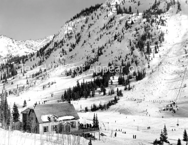 1941 Alta Ski Resort, Utah Old Photo 8.5" x 11" Reprint