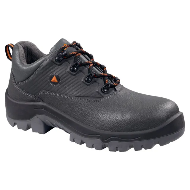 Chaussures de sécurité et travail pour homme Paire basse en cuir gris Norme EN3
