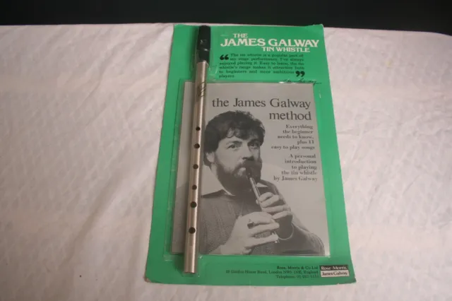 Scuffs marks dog earing on cardboard new The James Galway Tin Whistle