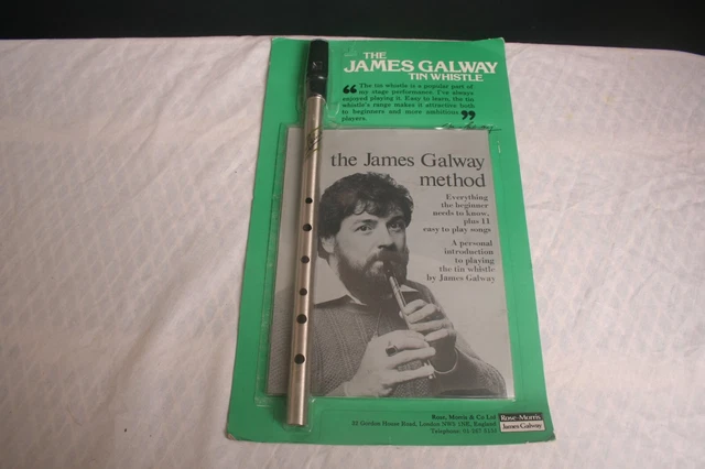 Scuffs marks dog earing on cardboard new The James Galway Tin Whistle
