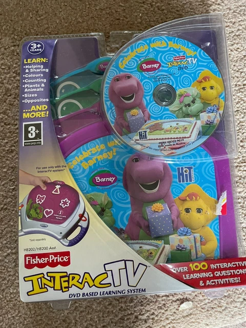INTERACTV FISHER PRICE DVD Learning System Celebrate With BARNEY 2005 INTERACTV FISHER PRICE DVD Learning System Celebrate With BARNEY 2005