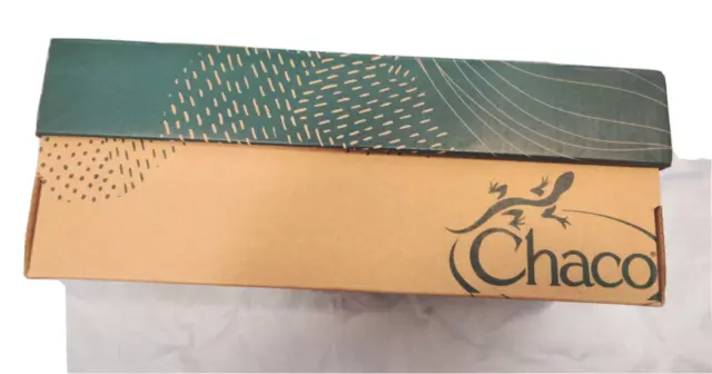 A Chaco ZCLOUD Empty Green Shoe Box Size 9 Box Only gecko