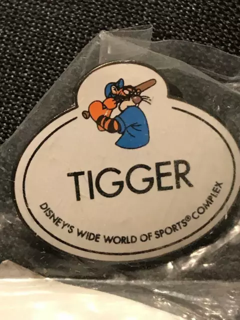 Disney Pin - WDW - Cast Member Name Tag - Tigger Wide World of Sports LE 3500