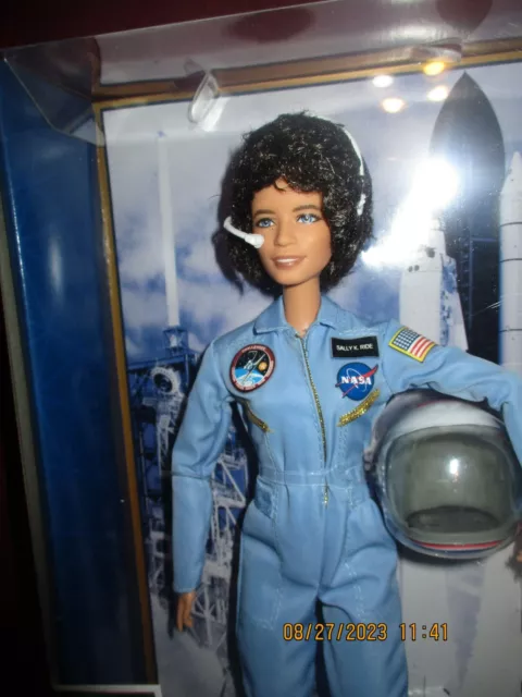 Barbie Inspiring Women Sally Ride Astronaut & Physicist Doll Nrfb!