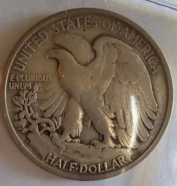 1944 Usa 1/2 Half Dollar  Liberty Eagle Ag 900 (10)