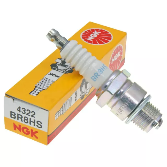 MF2665 - Candela NGK BR8HS Passo Corto Booster SR Aerox Nitro F12 F15 Neos 50 2T