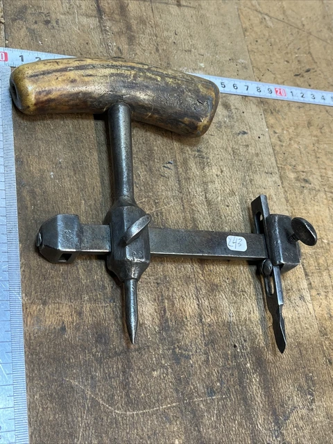 Ancien Compas En Laiton - Outil Vintage De Mesure, Numéro 24