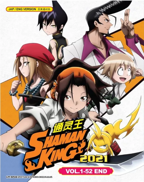 DVD Anime Shaman King (Year 2021) Complete TV Series  (1-52) English All Region