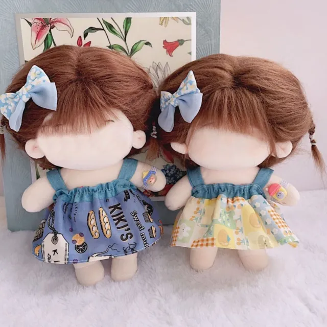 Bow Doll Dress Handmade Girl Gift Mini Doll Clothes for Plush