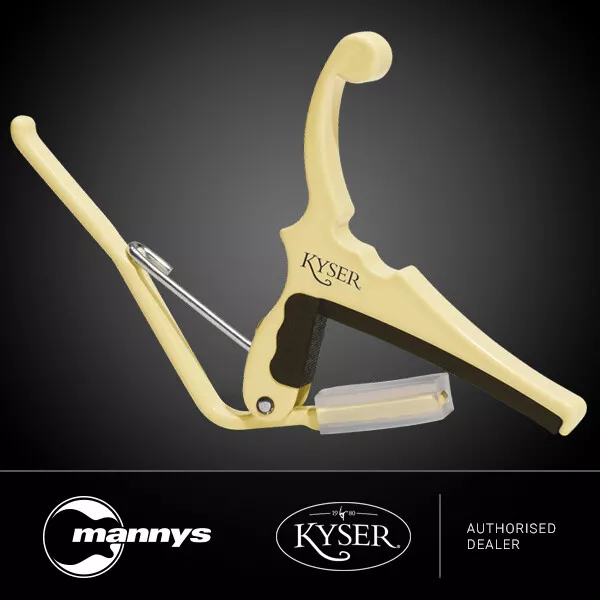 Fender x Kyser Quick Change Electric Guitar Capo (Olympic White)