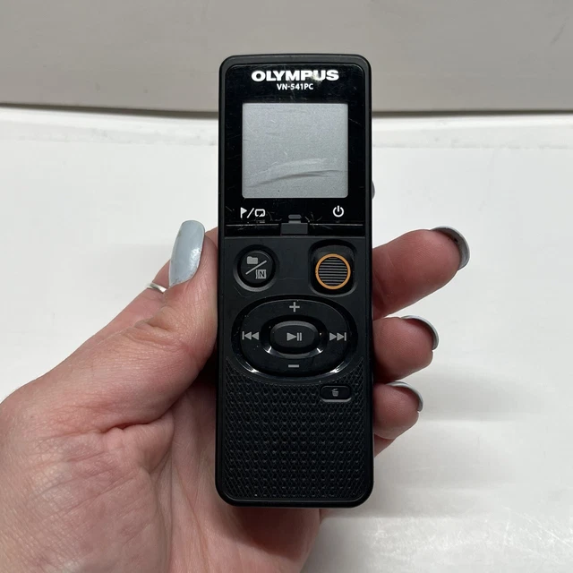 Olympus VN-541PC 4GB Digital Voice Recorder Black Tested Works