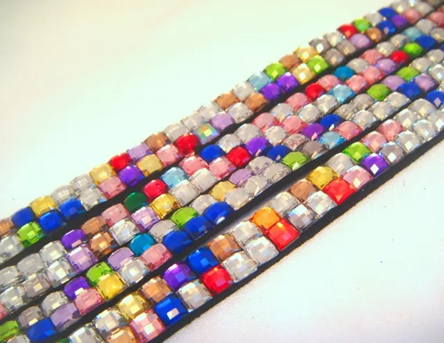 Multi Colored Scattered Rhinestone ID Lanyard-RN Nurse LVN Teacher Anyone 30"