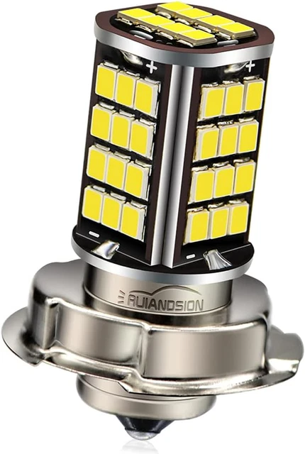 1PC BA20D CSP LED Headlight Bulb For Hi/Lo White - Foto 2