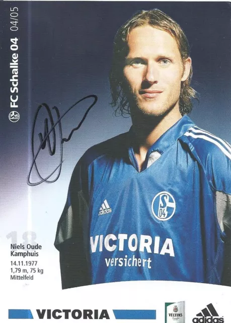 Nils Oude Kamphuis - Schalke 04 - Saison 2004/2005 - Autogrammkarte