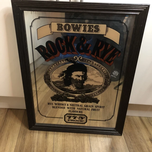 Pub mirror BOWIESROCK & RYE