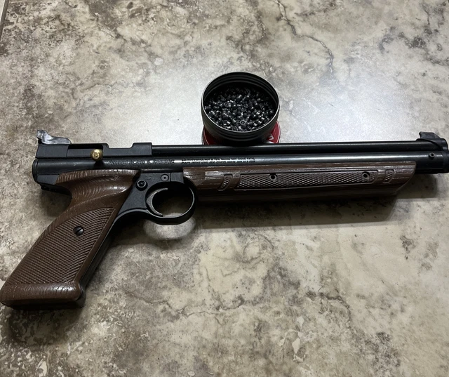 Vtg Pellet Gun -Crossman Model 1377 .177 American Classic USA made-Shoots Great!