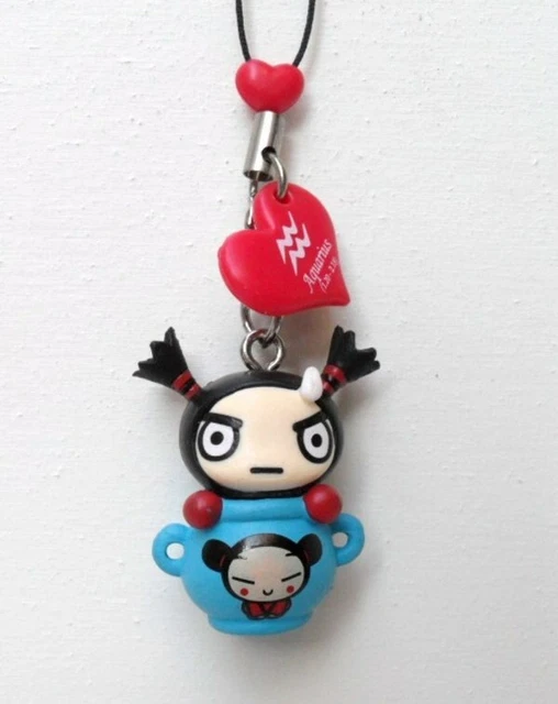 PUCCA "Acquario" TOMY PUCCA ZODIAC laccetto danglers figure da 2,5 a 3,5 cm.