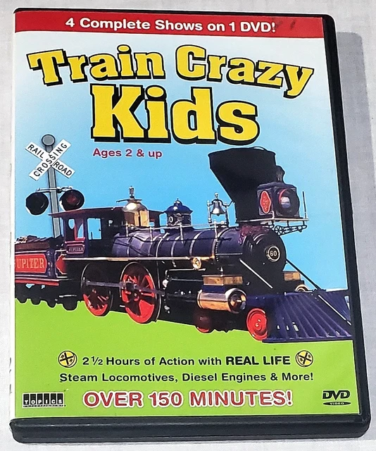TRAIN CRAZY KIDS DVD / Ships Same Day with Tracking EUR 8,39