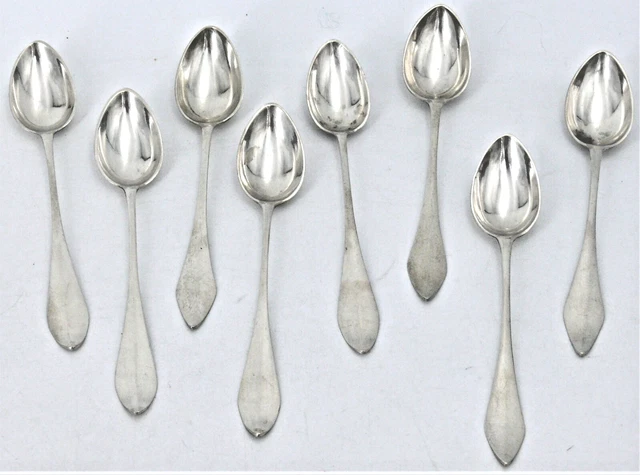 6 Cuillères à Moka Christofle CHINON – Métal Argenté, Longueur 10 Cm, RARES