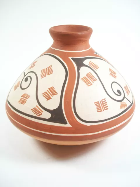 Vintage Hand Painted & Decorated Ceramic Pot - Venezuela - Late 20th Century 2