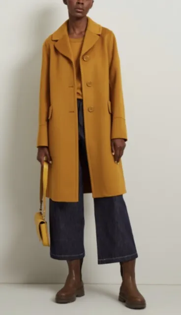 Retail$1,645 ‘S Max Mara Label-cut ‘Mari’ Wool Coat Size:Small US4 Winter/Spring