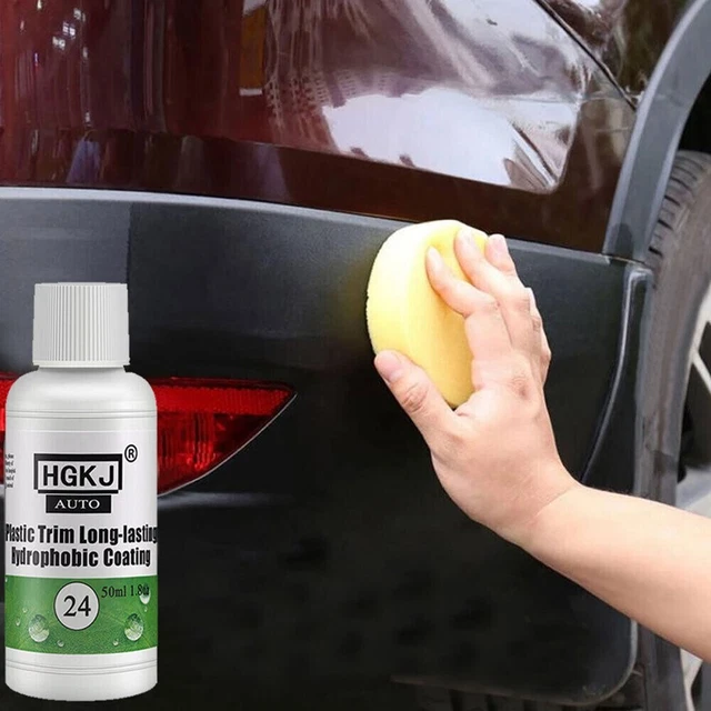 GET RID OF Scratches on Car Plastic Trim with 50ml Plastic Trim Restore