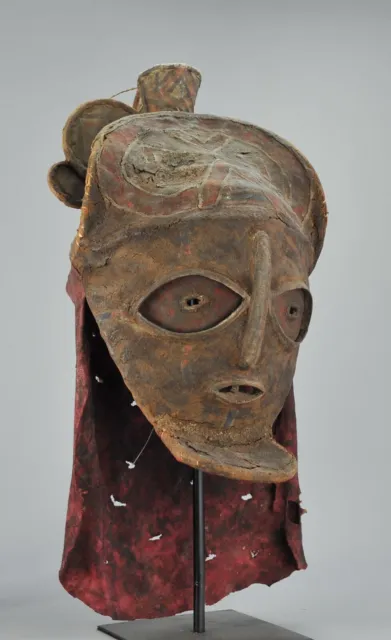 African Art LOVALE initiation mask Angola CHOKWE TSHOKWE relative people