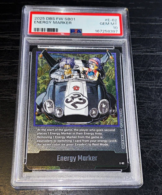 PSA10 E-100 ENERGY Marker Dragon Ball FW $516.58 - PicClick CA
