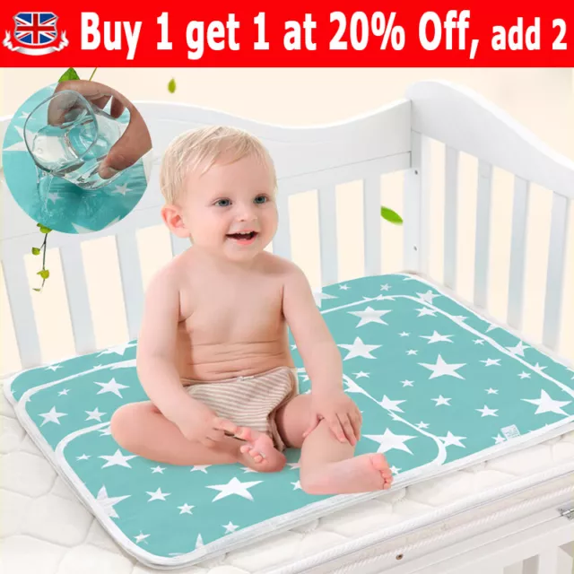 Newborn Baby Portable Foldable Washable Travel Nappy Diaper Changing Mat 60*75