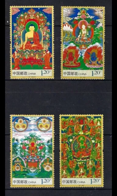 CHINA  2014-10   Thangka Thang-ga Tibet Budda Painting Stamps 唐卡 MNH