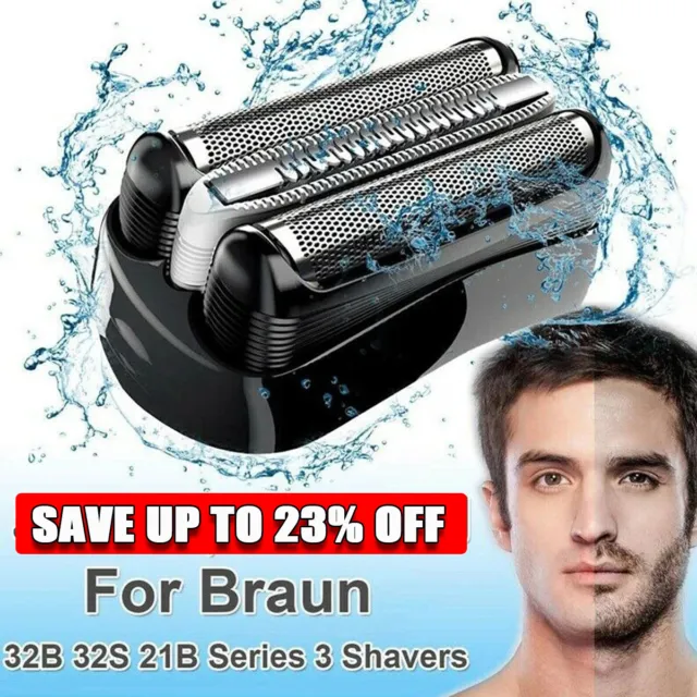Electric Shaver Foil Head For Braun Series 3 32B 300S 301S 310S 320S 330S 340S
