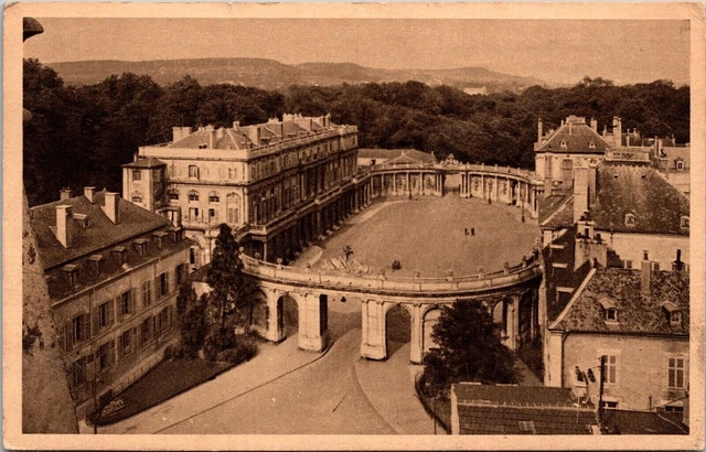 Nancy Place Du Palais Gouvernement 1940S Wob Note Pm Us Army Cancel Postcard