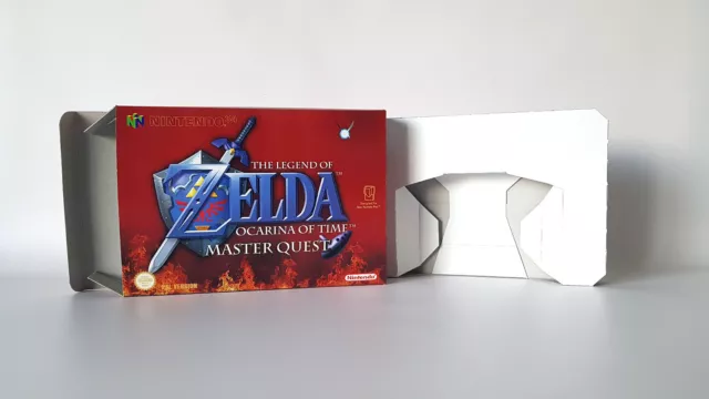 THE LEGEND OF Zelda Ocarina of Time Master Quest Red PAL Box & Tray ...