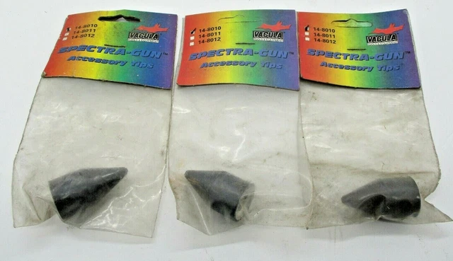 3 Vacula Spectra-Gun Accessory Tips