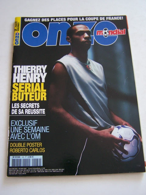 Magazine Onze Mondial N°148 – 2001 – Avec Fiches Et Posters – Bon état