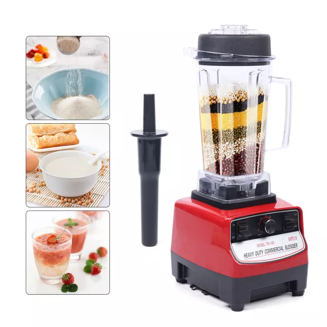 2HP 2L Professional Power Blender Commercial Blender Mixer Juicer Heavy Duty US