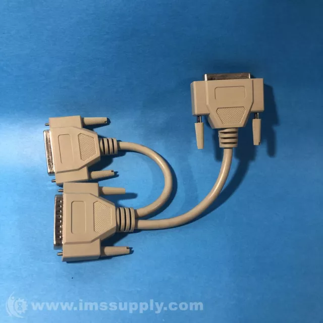 DB25 1 Female to 1 Female and 1 Male Adapter FNIP