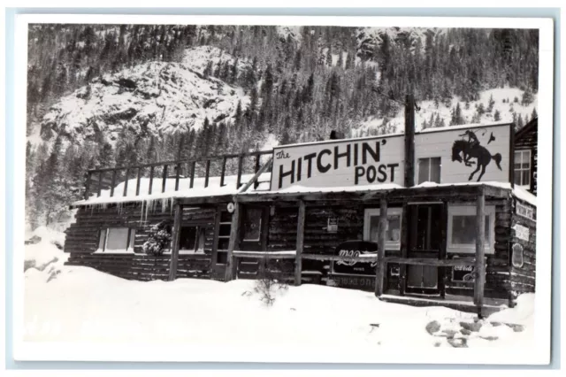 c1950's Hitchin' Post General Store View Eldora Colorado CO RPPC Photo Postcard